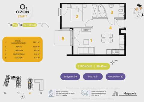Plan 2 pok. 38m²