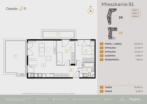 Plan 3 pok. 58m²
