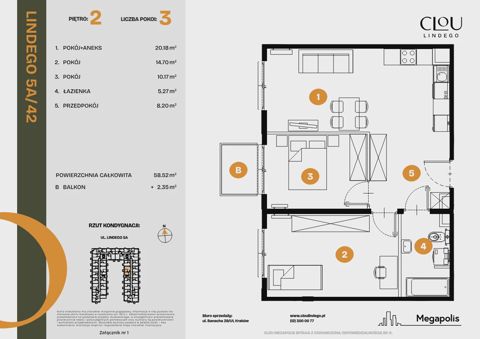 Plan 3 pok. 59m²