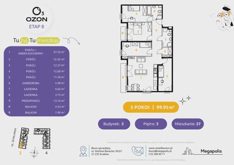 Plan 5 pok. 100m²
