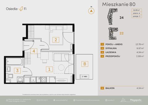 Plan 2 pok. 31m²