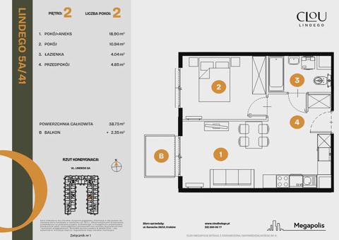 Plan 2 pok. 39m²