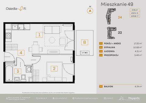 Plan 2 pok. 38m²