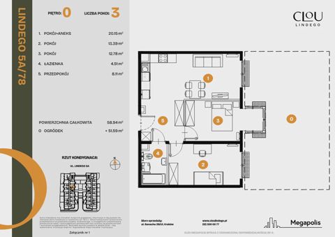 Plan 3 pok. 59m²