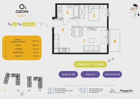 Plan 2 pok. 38m²