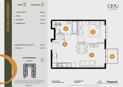 Plan 2 pok. 38m²