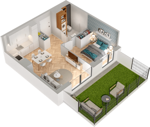 Plan 2 pok. 38m²