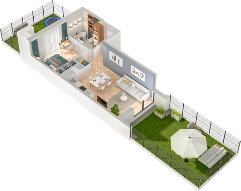 Plan 2 pok. 41m²