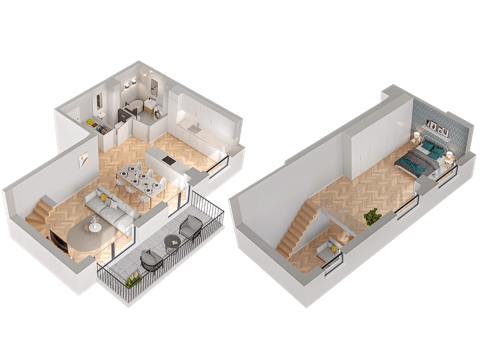 Plan 1 pok. 73m²