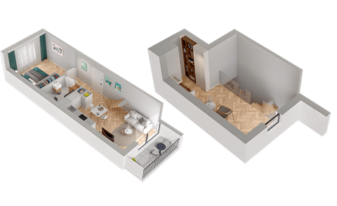 Plan 2 pok. 51m²
