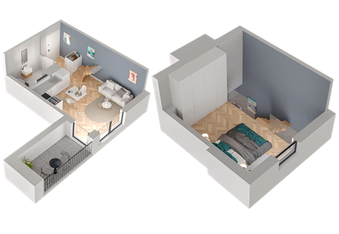 Plan 1 pok. 37m²