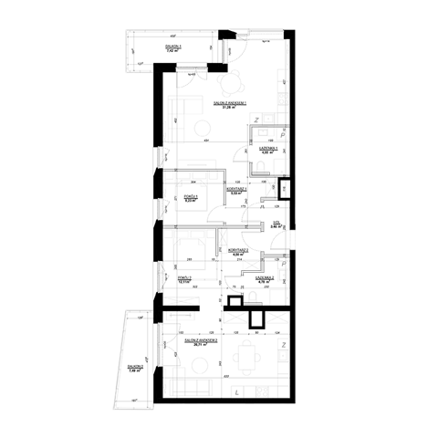 Plan 4 pok. 104m²