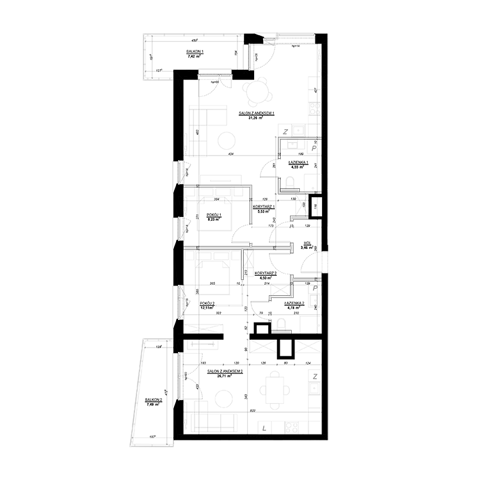 Plan 4 pok. 104m²