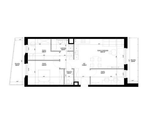 Plan 4 pok. 79m²