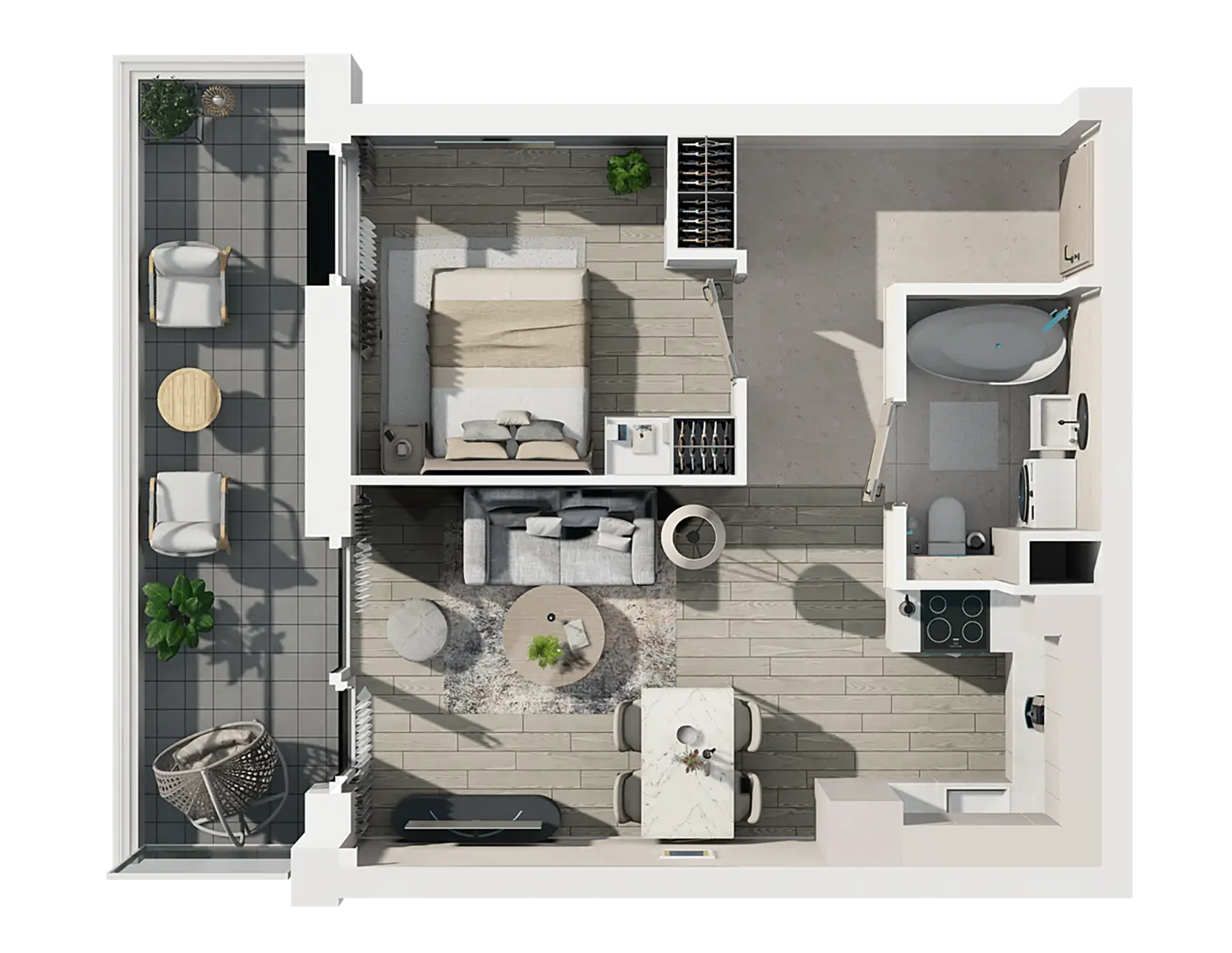Plan 2 pok. 37m²