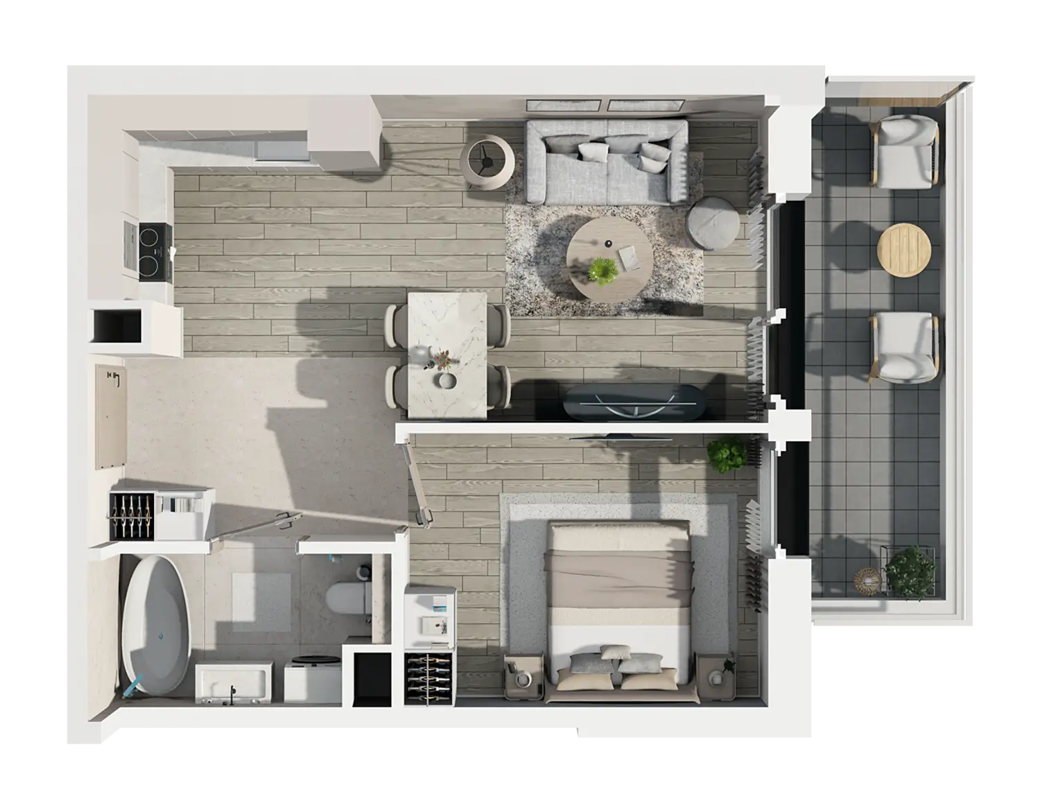 Plan 2 pok. 38m²