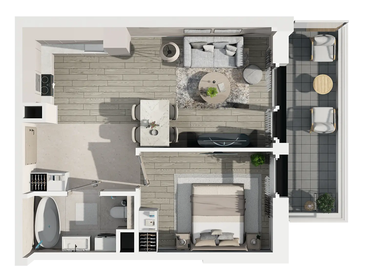 Plan 2 pok. 38m²