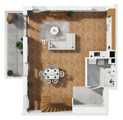 Plan 1 pok. 112m²