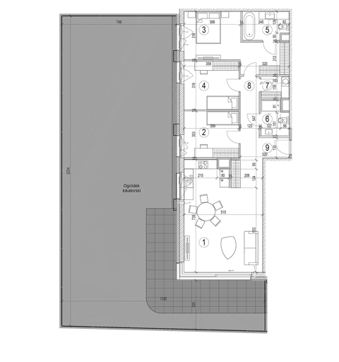 Plan 4 pok. 98m²