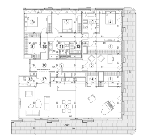 Plan 5 pok. 246m²