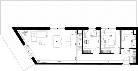 Plan 3 pok. 61m²