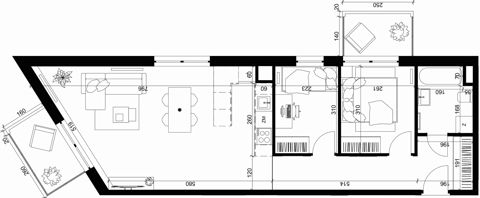 Plan 3 pok. 61m²
