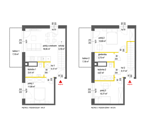Plan 4 pok. 83m²