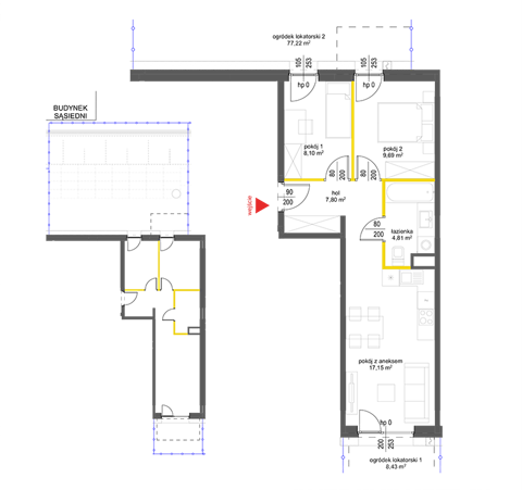 Plan 3 pok. 47m²
