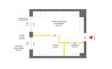 Plan 2 pok. 35m²