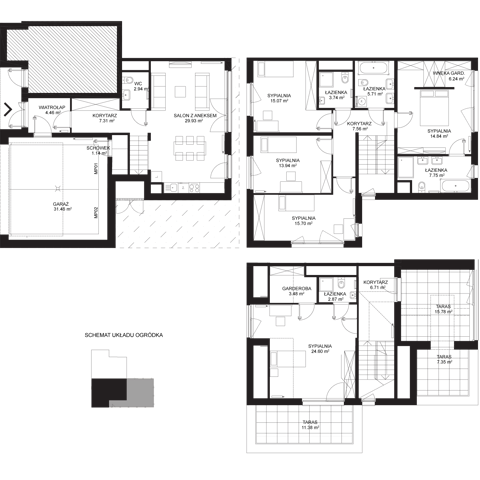 Plan 6 pok. 206m²