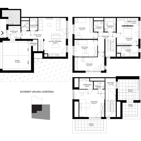 Plan 6 pok. 212m²