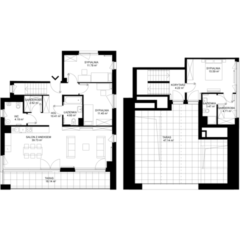 Plan 4 pok. 113m²