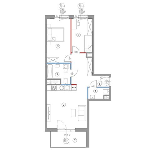 Plan 3 pok. 66m²