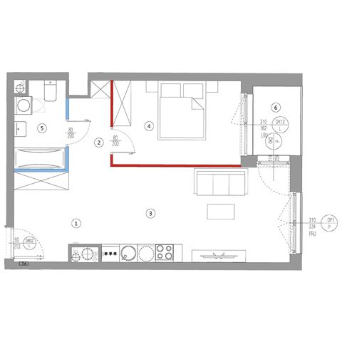 Plan 2 pok. 49m²