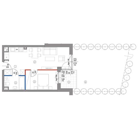 Plan 2 pok. 39m²