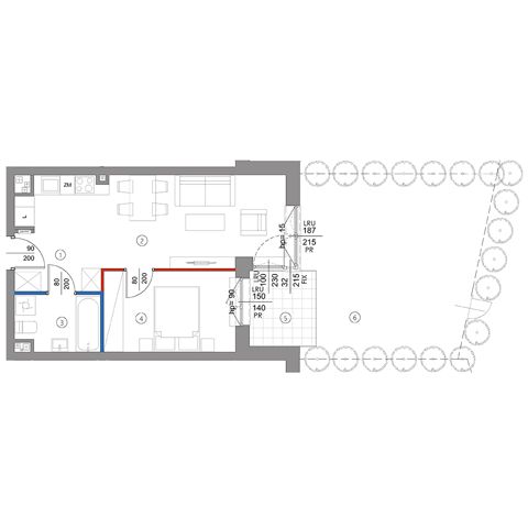 Plan 2 pok. 39m²