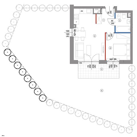 Plan 2 pok. 37m²