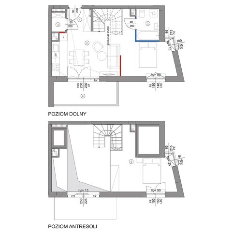 Plan 3 pok. 43m²