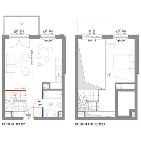 Plan 3 pok. 38m²