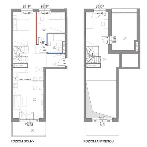 Plan 2 pok. 64m²