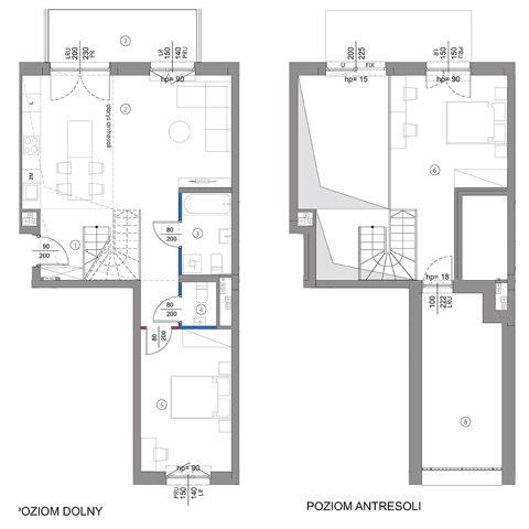 Plan 2 pok. 61m²