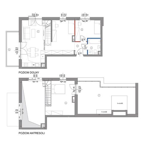 Plan 2 pok. 60m²