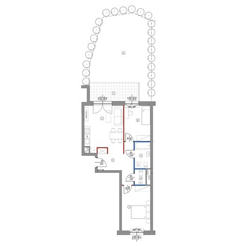 Plan 3 pok. 60m²