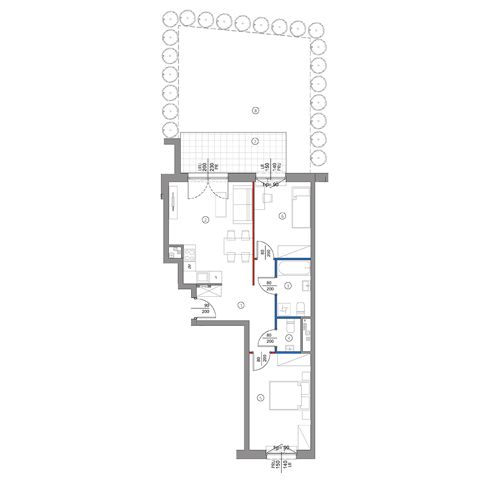 Plan 3 pok. 59m²