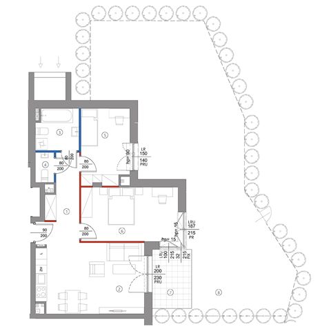 Plan 3 pok. 61m²