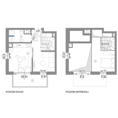 Plan 3 pok. 36m²