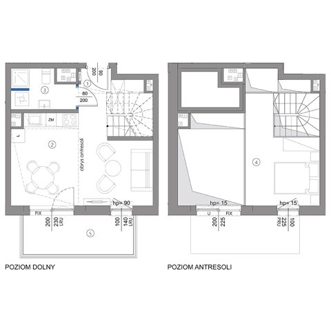 Plan 3 pok. 36m²