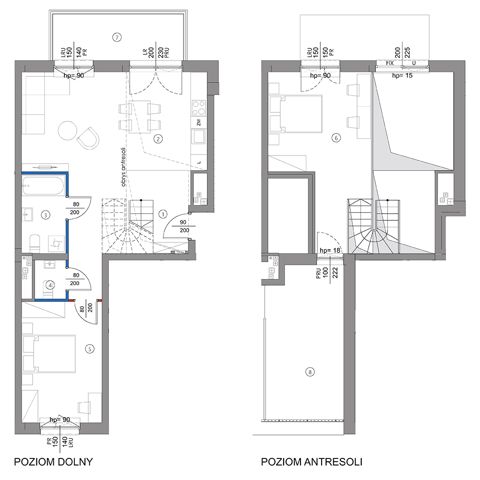 Plan 2 pok. 61m²