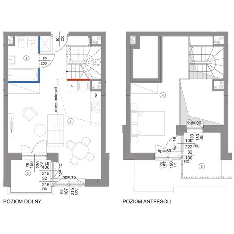 Plan 3 pok. 40m²