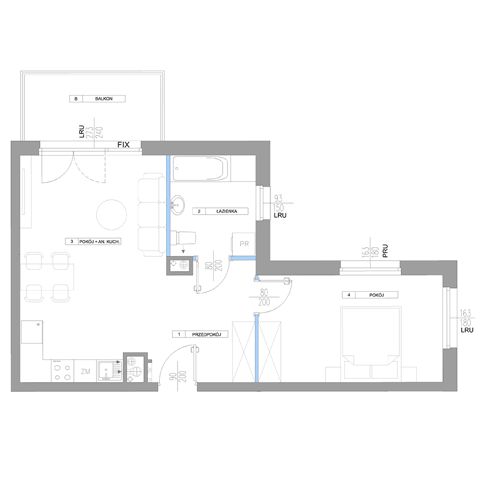 Plan 2 pok. 49m²